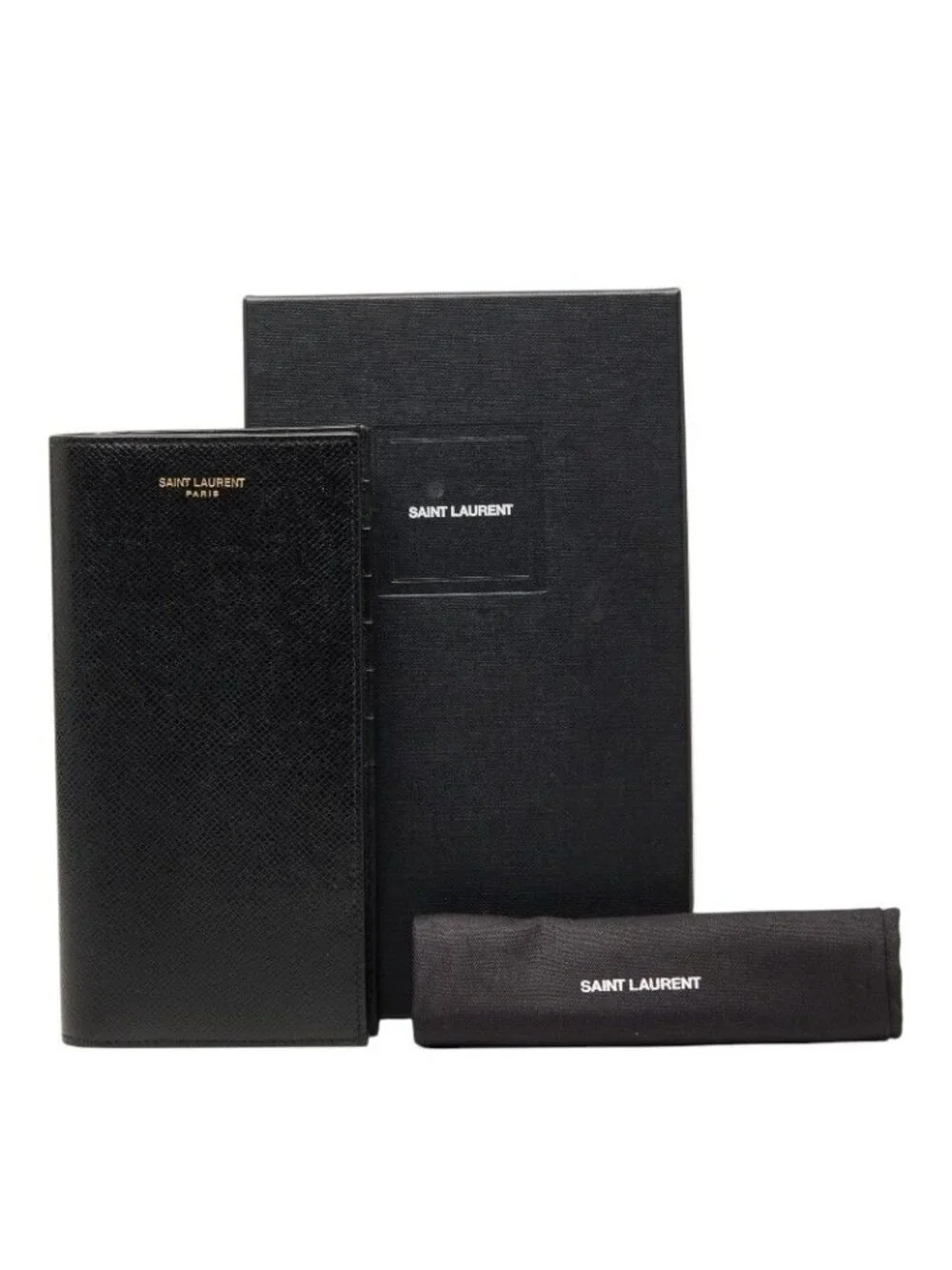 Saint Laurent Continental Wallet Black Leather